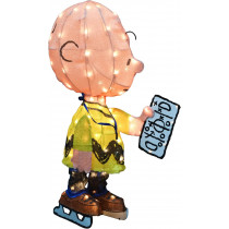 32" Peanuts Charlie Brown Christmas 3D Hockey Charlie Brown
