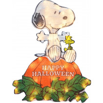 24" Snoopy and Woodstock Happy Halloween Pumpkin 2D "Great Pumpkin Charlie Brown" Decor