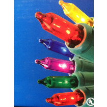 GE 150ct Multi Color Christmas Lights
