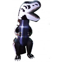 6-Foot Skeleton Dino Bones Halloween Inflatable Airblown