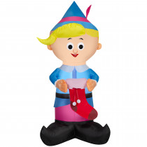 5.5' Hermey the Elf Rudolph Airblown Inflatable Christmas Decoration