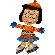 Peanuts Gang Ice Skating Marcie 32" 3D LED "A Charlie Brown Christmas" Decorations