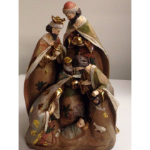 17" Nativity Scene Resin Statue