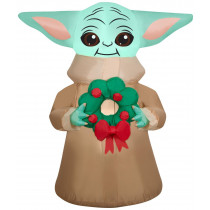 3.5 Ft The Child from Star Wars Holding Wreath