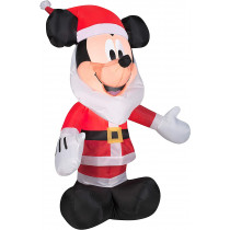 3.5' Mickey Mouse in Santa Beard Christmas Inflatable