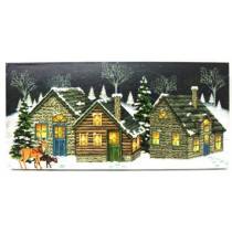 Country Cabins Deer Picture 