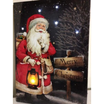 Merry Christmas Lighted Santa Claus 