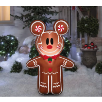 3.5 Ft Tall Airblown Inflatable Gingerbread Mickey Mouse 