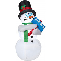 Animated Airblown-Shivering Snowman Outdoor Inflatable