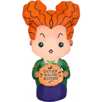 3.5' Winifred Hocus Pocus Airblown Inflatable Halloween Decoration