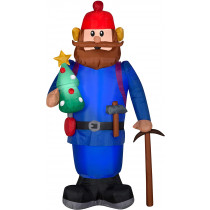 Gemmy 6' Airblown Inflatable Yukon Cornelius with Tree