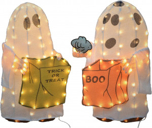 32" Peanuts Set of Two Ghosts 3D "Great Pumpkin Charlie Brown" Decor