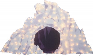 79 Inch Wide Bumble Cave Backdrop Scene