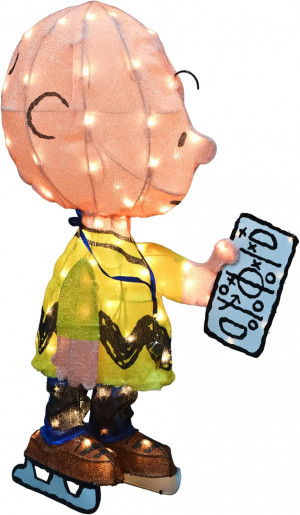 32" Peanuts Charlie Brown Christmas 3D Hockey Charlie Brown