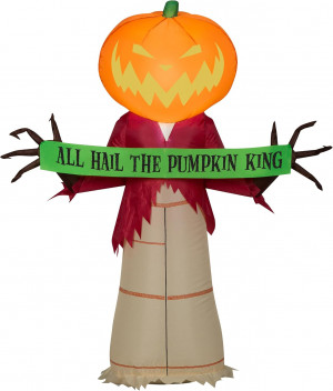 3.5 Ft Airblown Inflatable Halloween Pumpkin King