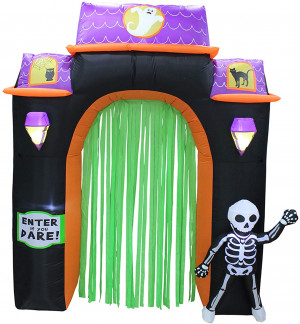 8 ft. Halloween Inflatable Haunted House Archway