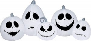 7.5 ft Jack Skellington Pumpkin Faces Airblown Inflatable from Nightmare Before Christmas