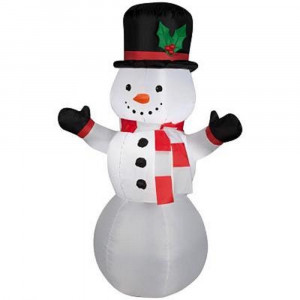 3.5' Snowman LED Airblown Inflatable Christmas Decoration